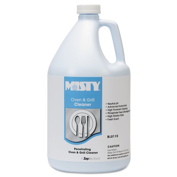 Misty Liquid 1 gal. Cleaners & Detergents, Bottle 4 PK 1038695